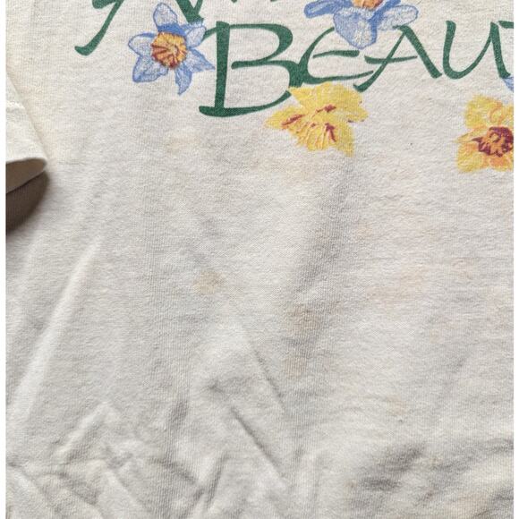 90s Keep America Beautiful Flower T Shirt - Picture 5 of 6